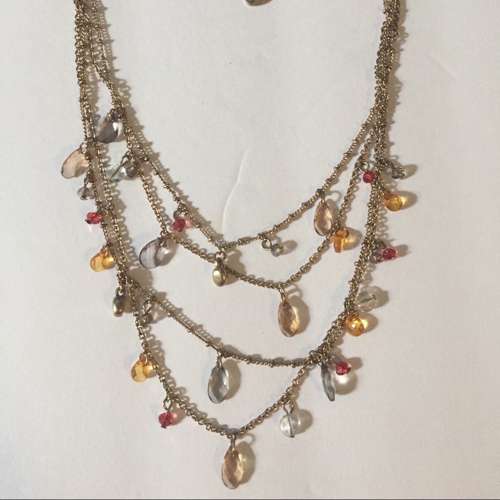 Multi strand necklace